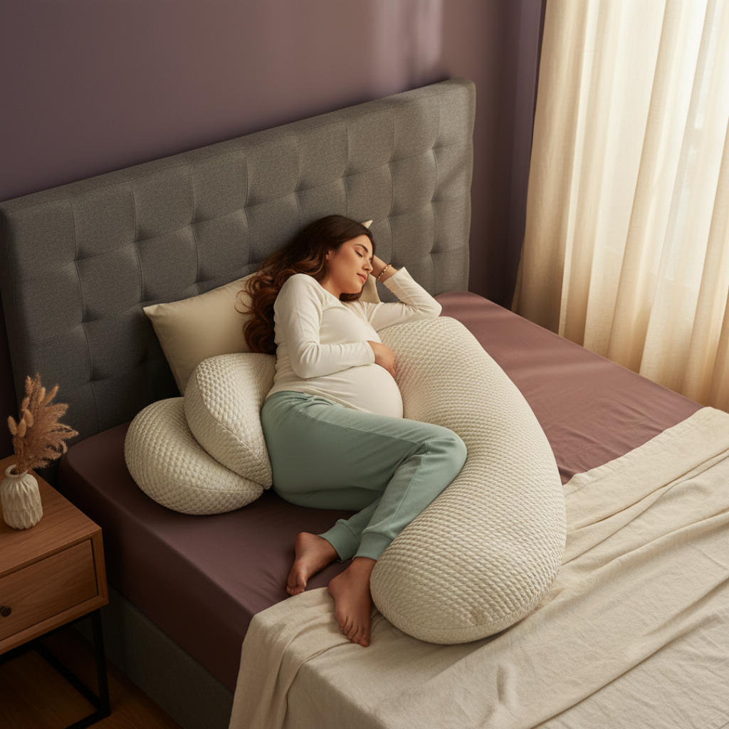 Somnily – Das Schwangerschaftskissen für erholsame Nächte
