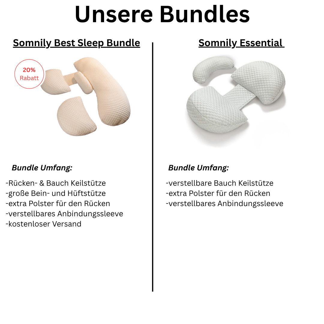 Somnily – Das Schwangerschaftskissen für erholsame Nächte